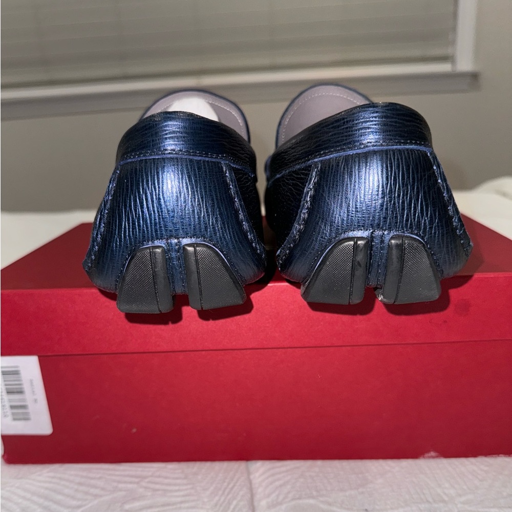 Salvatore Ferragamo - Navy Pebble Calf - Picture 5 of 10
